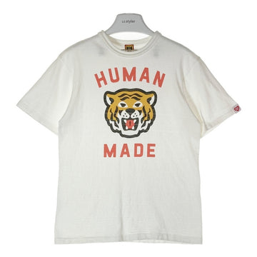 HUMAN MADE ヒューマンメイド タイガープリントTシャツ  ホワイト sizeS 瑞穂店