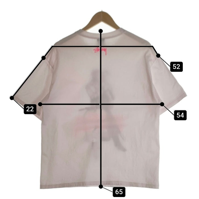 STUSSY ステューシー ローマの休日 半袖 Tシャツ ホワイト Size L 福生店
