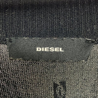 DIESEL ディーゼル 薄手ニットワンピース 黒 黄 紫 size不明 瑞穂店