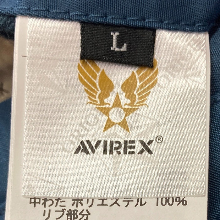 AVIREX アヴィレックス 783-3252045 23AW ニューヨーク空軍州兵モデル MA-1 リバーシブル フライトジャケット REFLECT STENCIL ブルー sizeL 瑞穂店