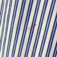 STUSSY ステューシー Big Button Stripe Shirt ビッグボタン ストライプシャツ ブルー sizeM 瑞穂店