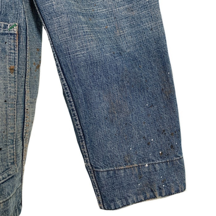 STEVENSON OVERALL スティーブンソンオーバーオール Switchman USED/ペンキ加工 デニムカバーオール インディゴ SM1-VRX Size 40 福生店