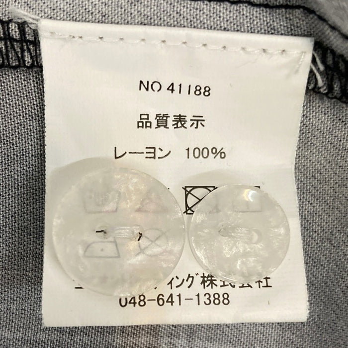 HOUSTON ヒューストン オンブレチェックシャツ レーヨン 長袖 ブラック 41188 Size XXL 瑞穂店