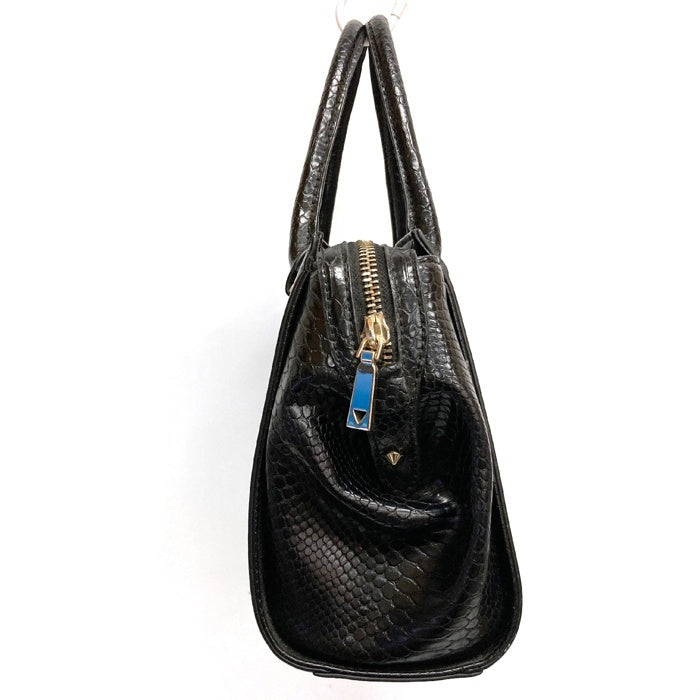 GUESS ゲス ハンドバッグ 型押し ブラック 瑞穂店