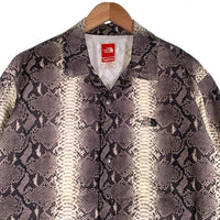 SUPREME シュプリーム 18SS THE NORTH FACE ノースフェイス Snakeskin Taped Seam Coaches Jacket スネークスキン テープドシーム コーチジャケット ブラック NP11803I Size L 福生店