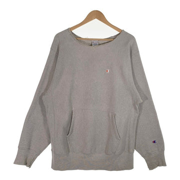 90's Champion チャンピオン リバースウィーブ プルオーバーパーカー グレー トリコ刺繡タグ USA製 Size XL 福生店