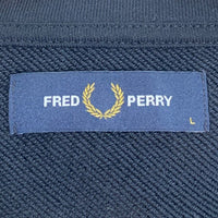 FRED PERRY フレッドペリー Half Zip Sweatshirt ハーフジップスウェットシャツ ネイビー M3574 Size L 福生店