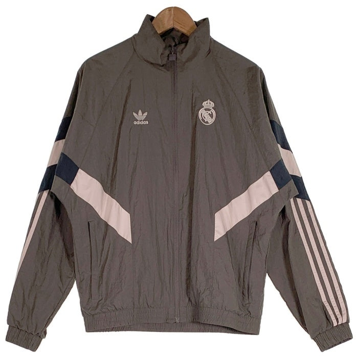 adidas アディダス REAL MADRID LIFESTYLE OG TRACK TOP レアル・マドリード オリジナルス トラックトップ トラック ジャケット グレー Size S 福生店