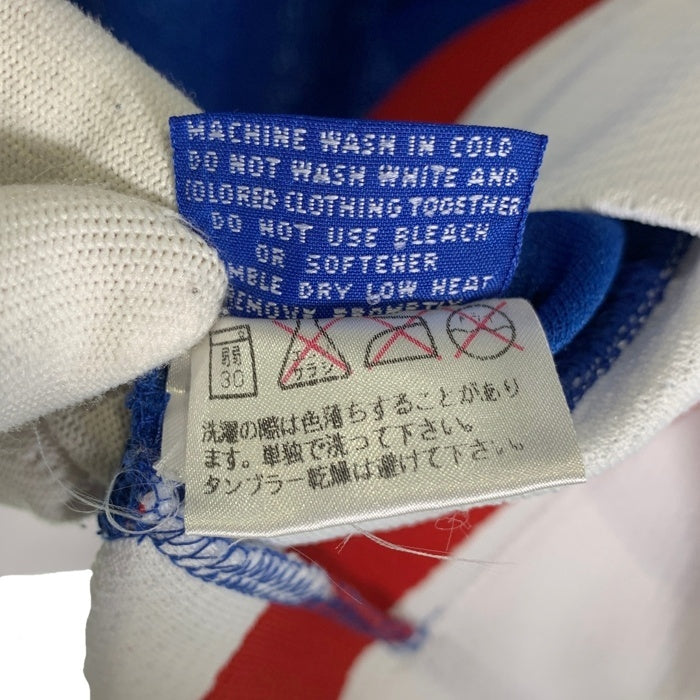 Starter スターター Newyork Rangers ニューヨーク レンジャース NHL 七分丈 ラグランスリーブ ホッケーシャツ ブルー レッド ホワイト Size L 福生店