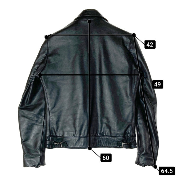 Lewis Leathers ルイスレザー 551 DOMINATOR ドミネーター シングル ライダース ジャケット ブラック size36 瑞穂店