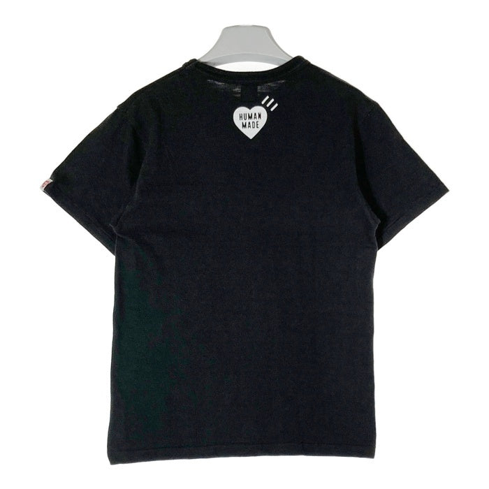 HUMAN MADE ヒューマンメイド イーグルロゴ デカロゴTシャツ ブラック sizeS 瑞穂店