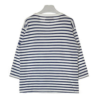 JUNYA WATANABE COMME des GARCONS MAN ジュンヤワタナベ コムデギャルソンマン WQ-T019 SAINT JAMES セントジェームス パッチーワーク ボーダー カットソー ホワイト sizeM 瑞穂店