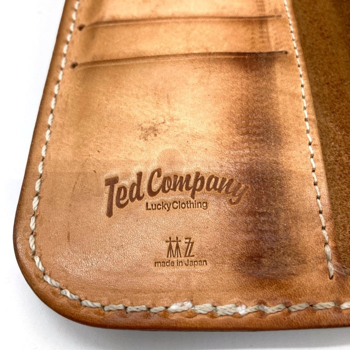 Ted Company テッドカンパニー ビッグデビル刻印 コンチョ付き レザー長財布 ブラウン size-※箱付き 瑞穂店