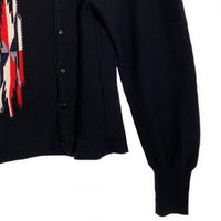 Needles ニードルズ V Neck Cardigan - Chimayo Vネックカーディガン チマヨ ウール ブラック OT268 Size L 福生店