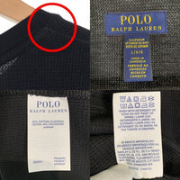 Polo Ralph Lauren ポロラルフローレン ポロベア サーマルカットソー ブラック 刺繡 PW26HF Size L 福生店