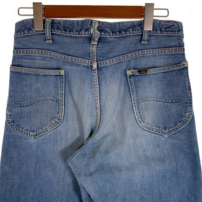 70's LEE リー 101z DENIM PANTS デニムパンツ サイド黒タグ TALONジップ ライトブルー USA製 Size W33 福生店