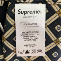 Supreme シュプリーム Satin Pajama Set パジャマセット ブラック×オフホワイト sizeM 瑞穂店