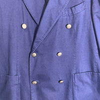 BOGLIOLI ボリオリ COAT コットン ダブルブレスレット ジャケット コート ネイビー メタルボタン イタリア製 Size 52 福生店