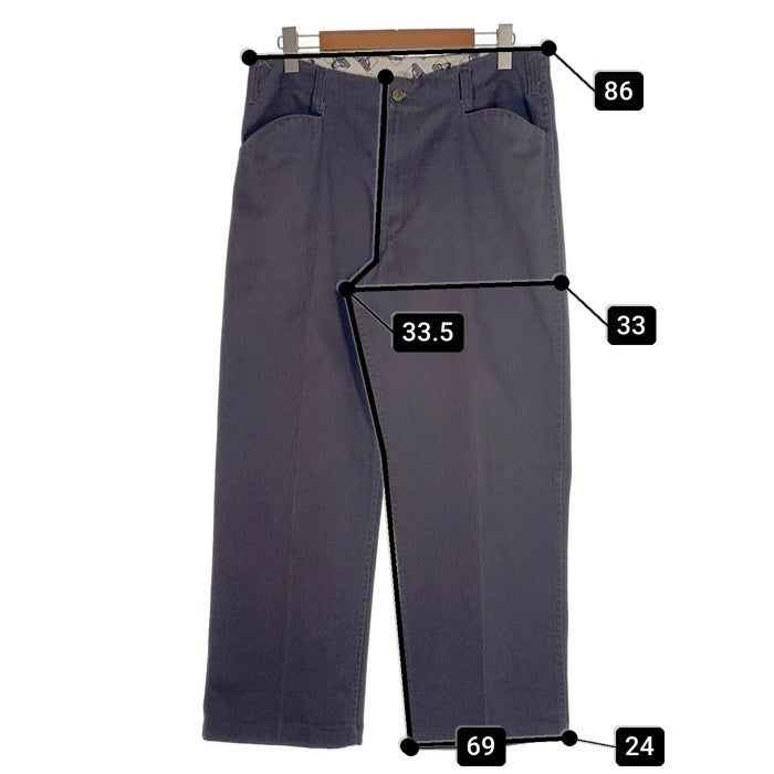 BEN DAVIS ベンデイビス フリスコパンツ チノツイル ワーク チャコールグレー 691 Size 36 福生店