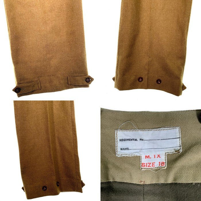 オーストラリア軍 ウール トラウザーパンツ カーゴ オリーブ M.TX ヴィンテージ Size 18 福生店