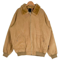 Sean John ショーンジョン ファー レザー ジップアップ ジャケット ベージュ Size 2XL 福生店