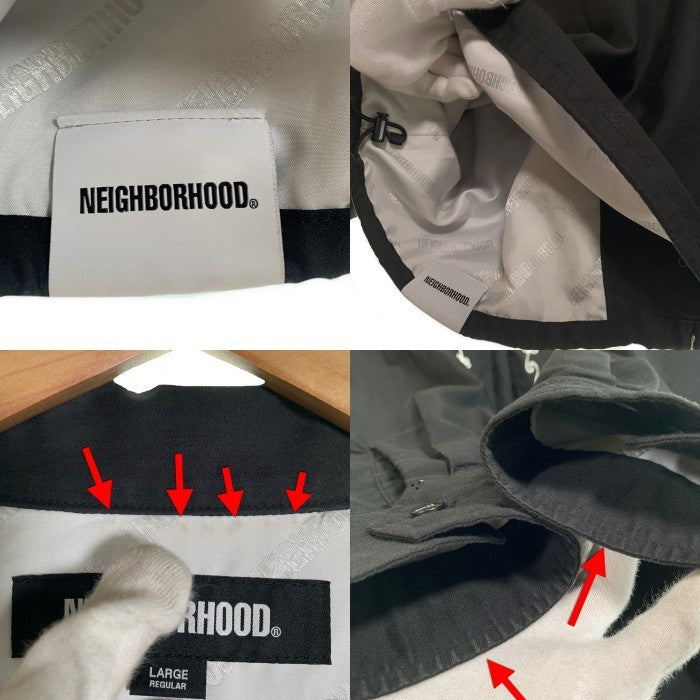 NEIGHBORHOOD ネイバーフッド 23AW SOUVENIR SHIRT JACKET スーベニアシャツジャケット ブラック 232AQNH-SHM05 Size L 福生店