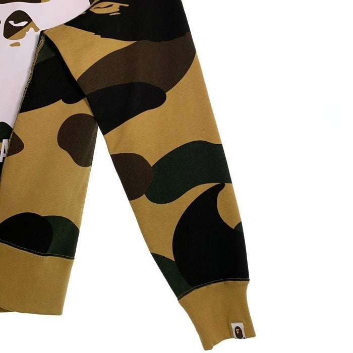 A BATHING APE ア ベイシングエイプ Giant 1St Camo By Bathing Ape Crewneck Sweatshirt スウェットトレーナー イエロー 001SWL301011M Size L 福生店