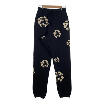 DENIM TEARS デニムティアーズ 24AW CPFM カクタスプラントフリーマーケット Wreath Sweatpants リース プリント スウェットパンツ ブラック Size L 福生店