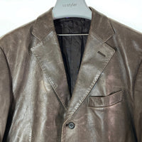 Paul Smith ポールスミス 2275LJ 3B レザー テーラードジャケット ブラウン sizeL 瑞穂店