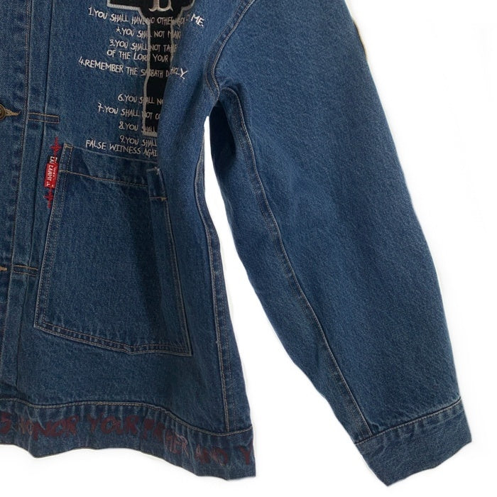 EXAMPLE  エグザンプル PEACE DENIM JACKET デニム ジャケット ライトブルー Size XL 福生店