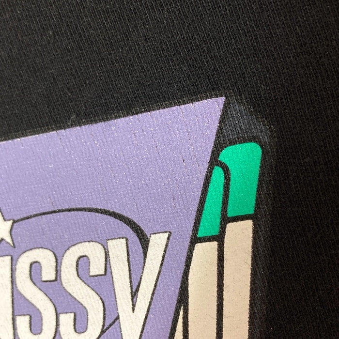 STUSSY ステューシー Matchbox Tee マッチボックス プリント Tシャツ ブラック sizeM 瑞穂店