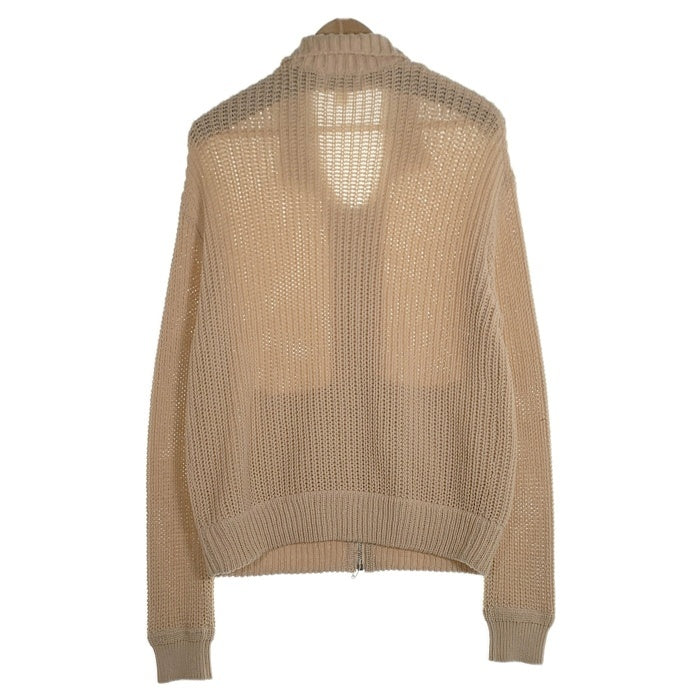 The Blurred Clothing ブラードクロージング ジップアップ ニットセーター アイボリー Lot154 Size 36 福生店