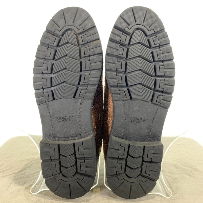 CRICLE CAGE サークルケージ LEATHER DERBY SHOES レザーダービーシューズ マウンテン スウェード ブラウン Size 41 (26cm) 福生店