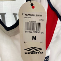 UMBRO アンブロ 2002 W杯ワールドカップ イングランド代表 デイビッドベッカム BECKHAM ユニフォーム ホワイト sizeM 瑞穂店
