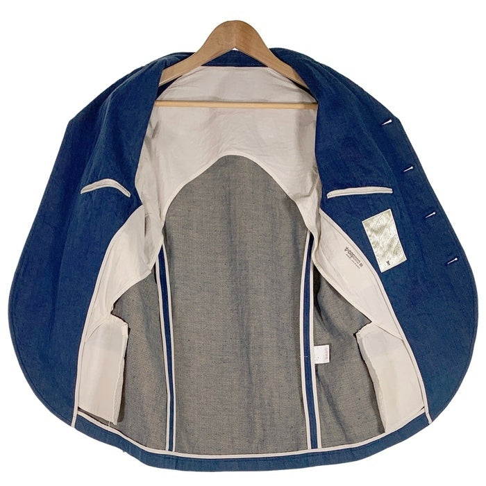 JELADO ジェラード COPANO コパノ インディゴネップデニム サックコート 4B テーラードジャケット ネイビー 本切羽 JC-1022 Size M 福生店