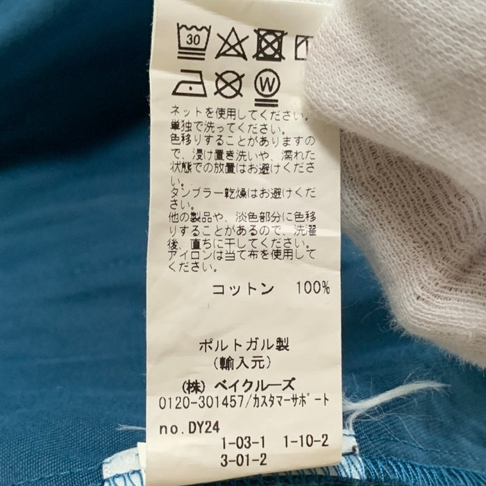 NOAH ノア  コットン ジップアップ 半袖 シャツ グリーン 20-051-122-0001-1-0 Size XL 福生店