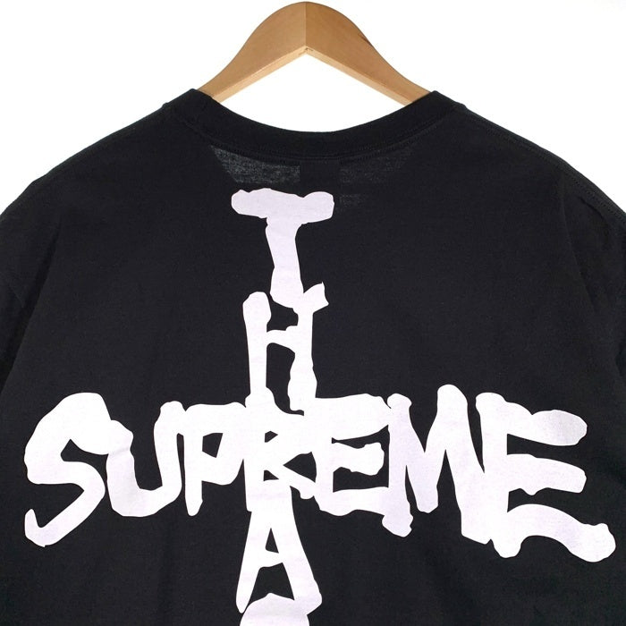 SUPREME シュプリーム 24AW THRASHER Cross Tee スラッシャー クロス プリントTシャツ ブラック Size XL 福生店
