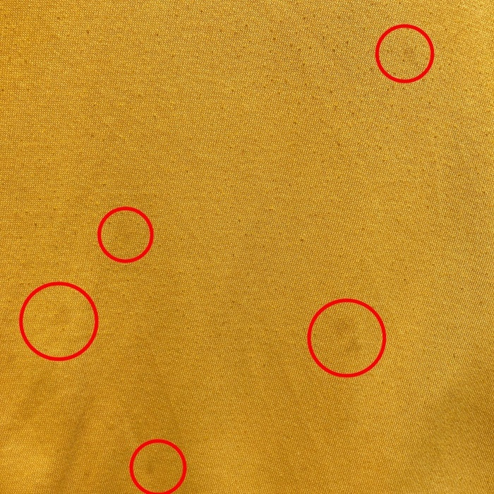 Levi's リーバイス イタリア製 肩デニム切替 スウェットトレーナー イエロー sizeL 瑞穂店