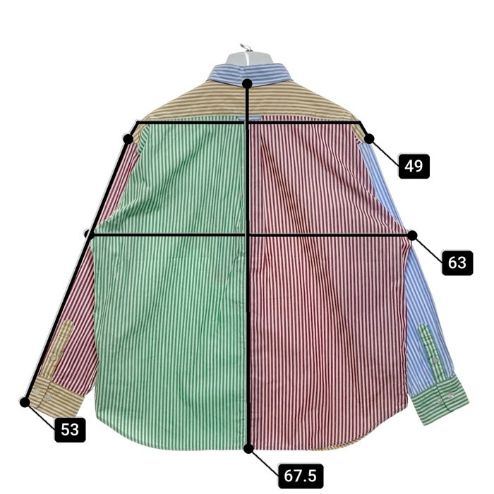 BEAMS BOY ビームスボーイ 13-11-0109-163 ストライプ クレイジーパターン 長袖シャツ マルチカラー sizeFREE 瑞穂店