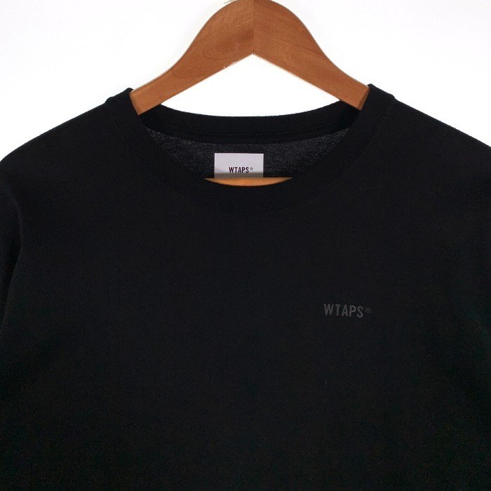 WTAPS ダブルタップス 20SS CIRCA LS TEE プリント ロングスリーブTシャツ ブラック Size 02 福生店