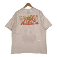 GALLERY DEPT. ギャラリーデプト ATK CORONA VIRUS WORLD TOUR プリントTシャツ ダメージ加工 ベージュ Size L 福生店