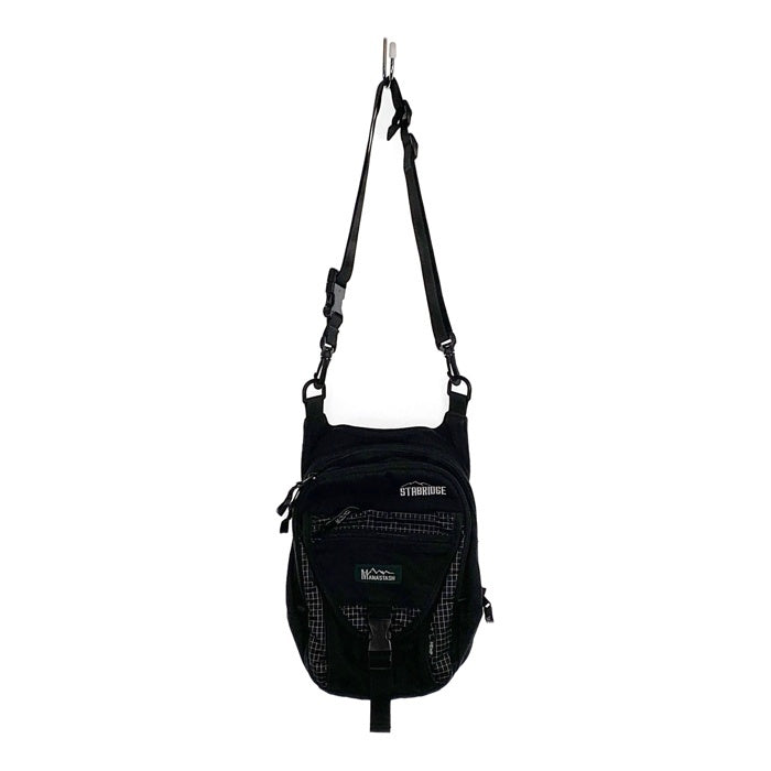 MANASTASH マナスタッシュ STABRIDGE スタブリッジ Grid Rip-Stop Travel Bag ボディバッグ ブラック 福生店