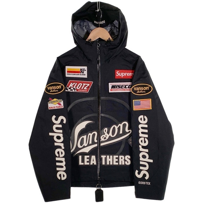 SUPREME シュプリーム Vanson Leathers バンソン レザーズ 25AW GORE-TEX Shell Jacket ゴアテックス シェル ジャケット ブラック Size S 福生店