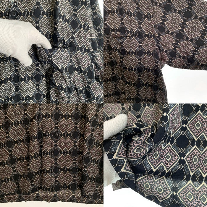 Christian Dior MONSIEUR クリスチャンディオールムッシュ 総柄 長袖シャツ ブラック BLS-6141 Size L 福生店