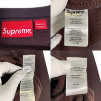 SUPREME シュプリーム 22AW Small Box Logo Crewneck Sweatshirt スモールボックスロゴ クルーネックスウェットトレーナー ブラウン Size M 福生店