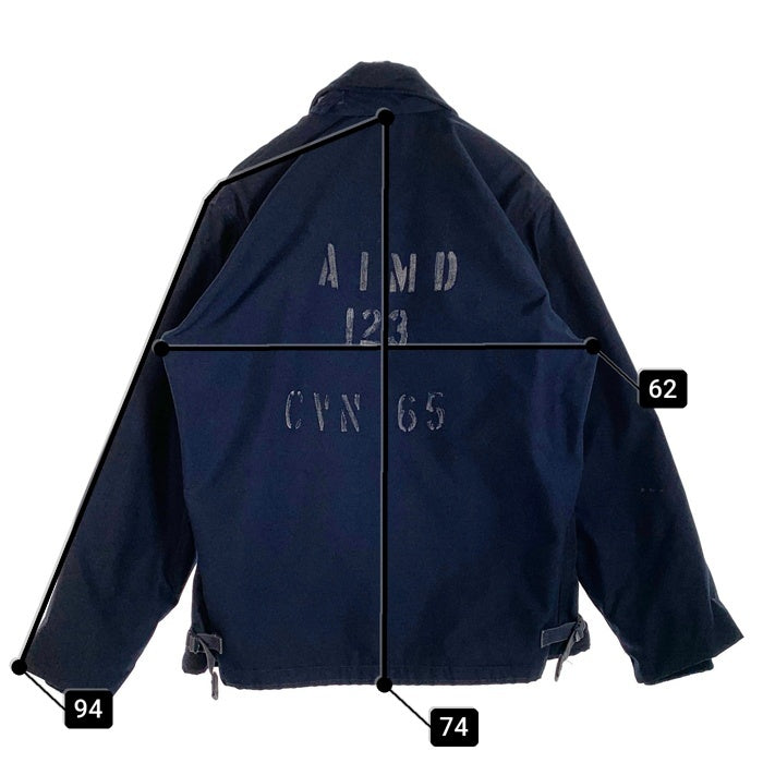 90`s U.S.NAVY 米海軍 A-2 ARAMID JACKET アラミドジャケット ネイビー DLA100-90-C0384 Size XL(46-48) 福生店