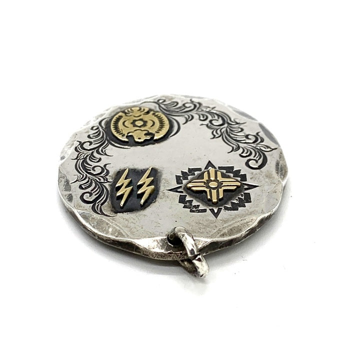 Dear Blossom ディアブロッサム K18 シルバー 特大メタル ペンダントトップ イーグル サンダー 福生店