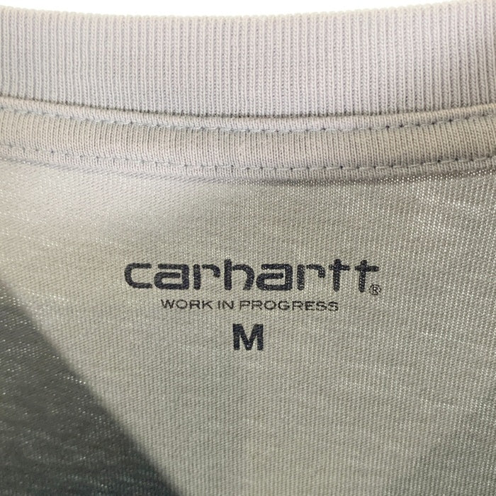 CARHARTT WIP カーハートワークインプログレス S/S CHASE T-SHIRT チェイスTシャツ 刺繡 ライトブルー Size M 福生店