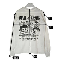 WESTRIDE ウエストライド ロンT WALL OF DEATH ホワイト size38 瑞穂店