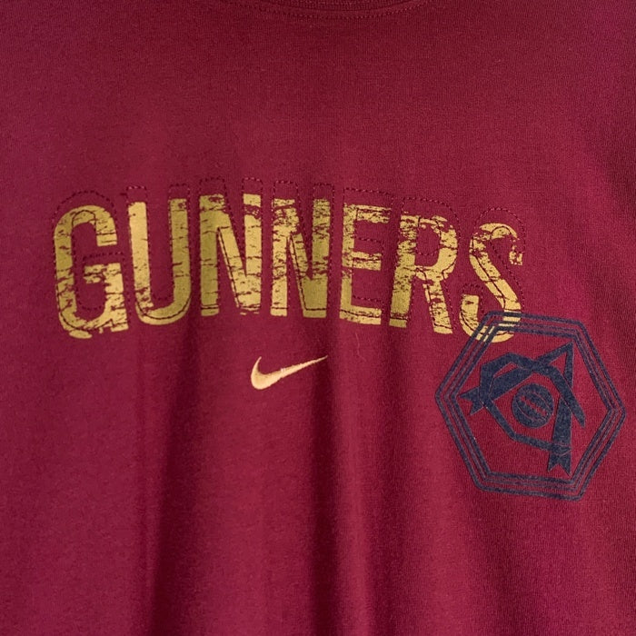 00's NIKE ナイキ Gunners Arsenal ガンナーズ アーセナル ロングスリーブTシャツ ボルドー Size M 福生店